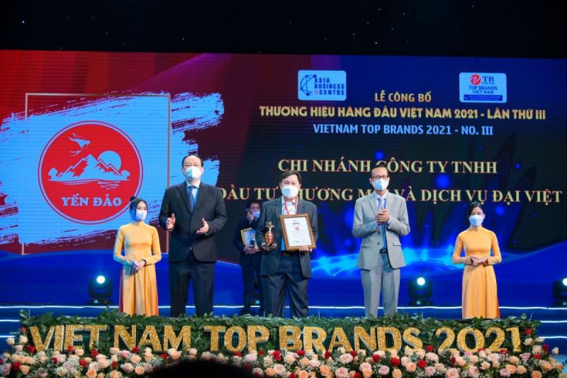 Yến đảo nest đạt danh hiệu top 10 thương hiệu hàng đầu việt nam